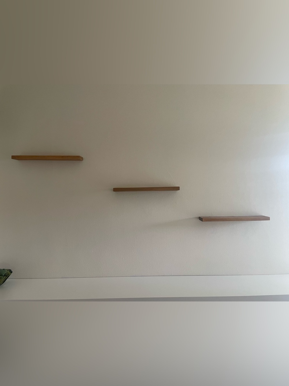 Floating Wooden Wall Shelves